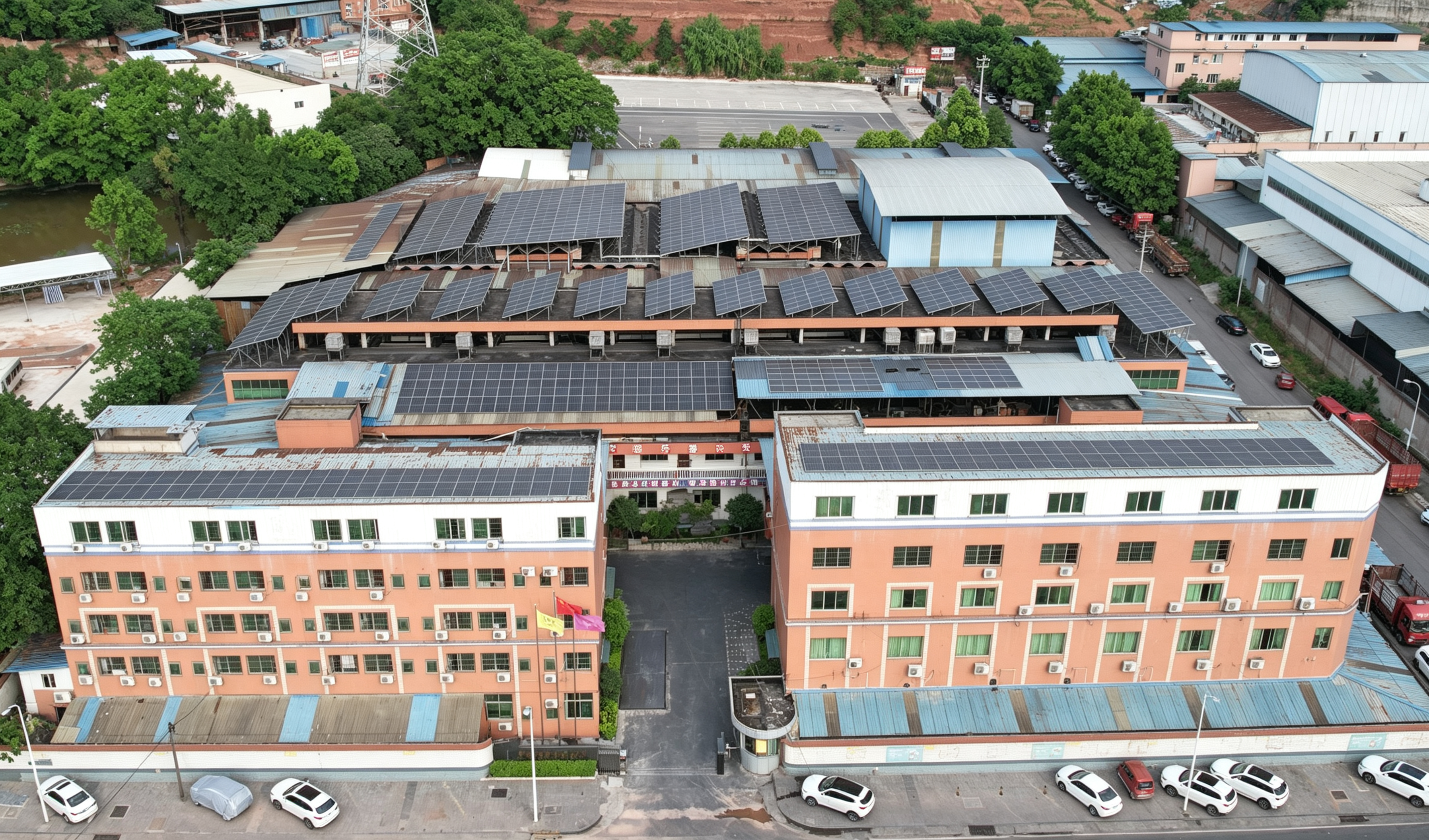 Rooftop photovoltaic power since 2023 — Luchi Gears factory